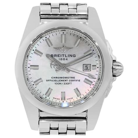 breitling uhr damen mit perlmutt zifferblatt|Breitling galactic damenuhren.